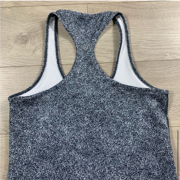 Lululemon Cool Racerback Tank Top Rio Mist White Black - Picture 7 of 12